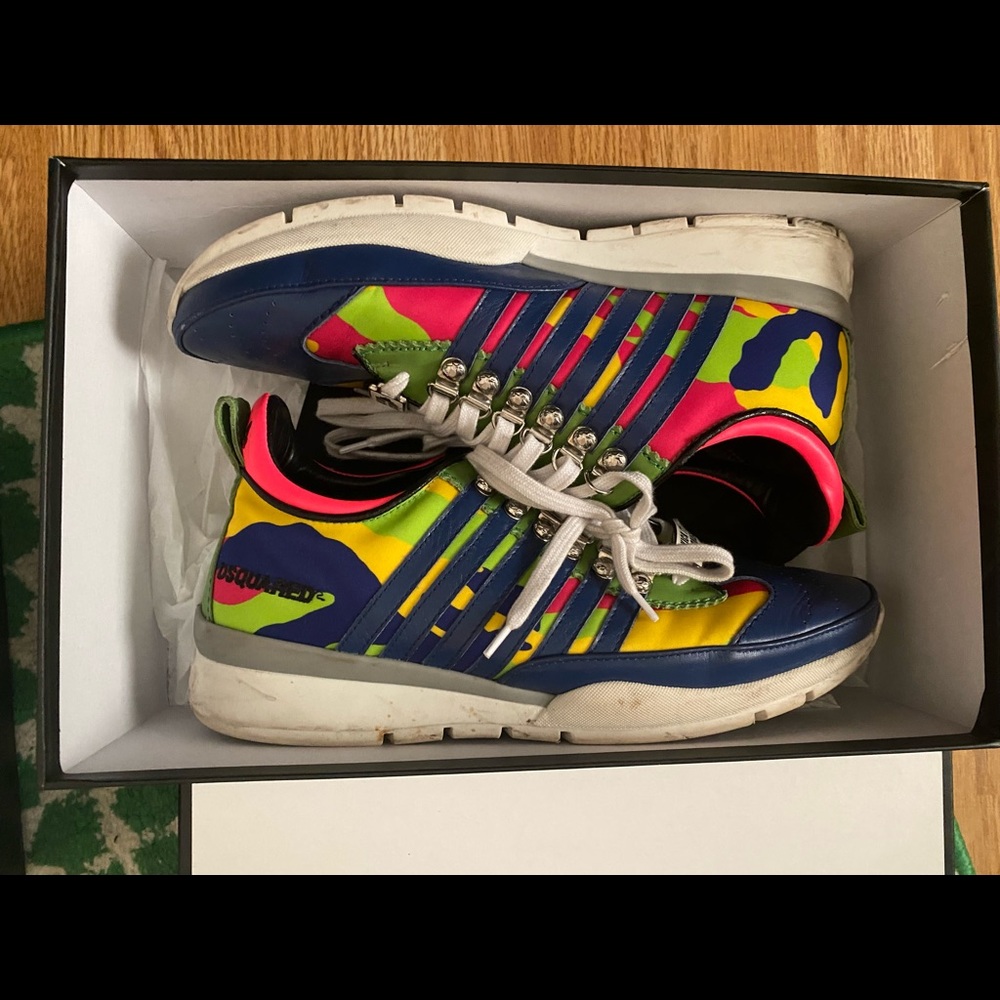 DSQUARED 1964 colorful men’s sneakers